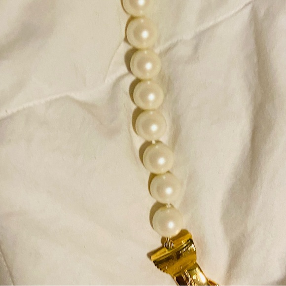 Kate Spade All Wrapped Up in Pearls Bracelet Cream Multi Gold - Picture 6 of 6
